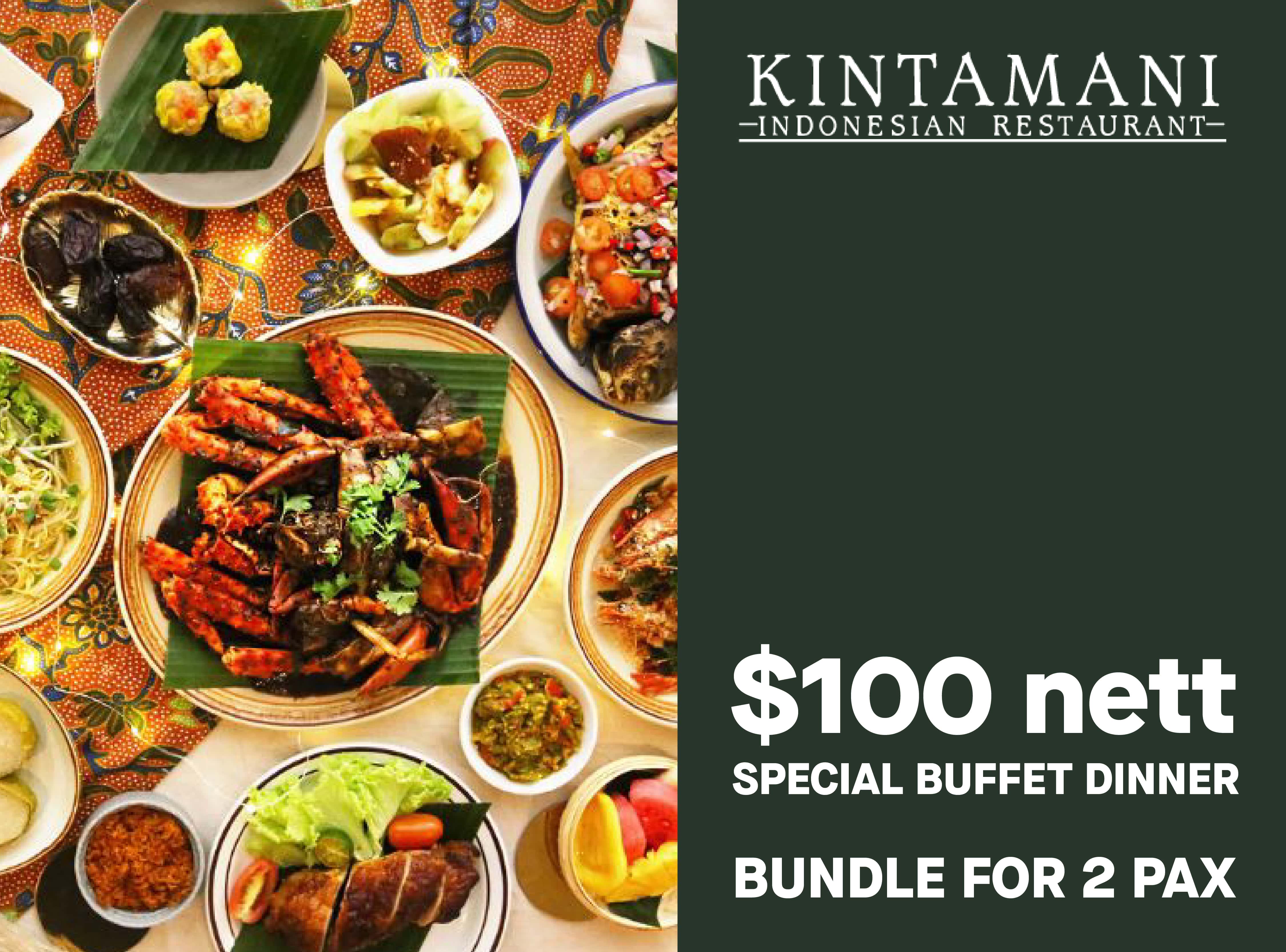 Kintamani Special Dinner Buffet for 2 Pax